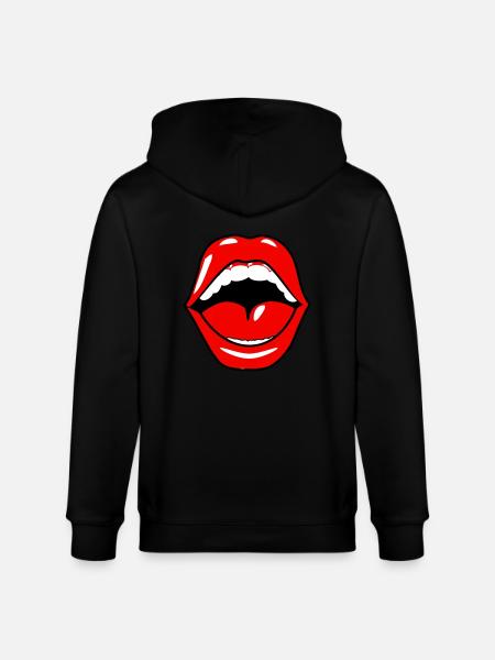 dent appel bouche - Veste à capuche bio CULTIVATOR Stanley/Stella Unisexe - noir