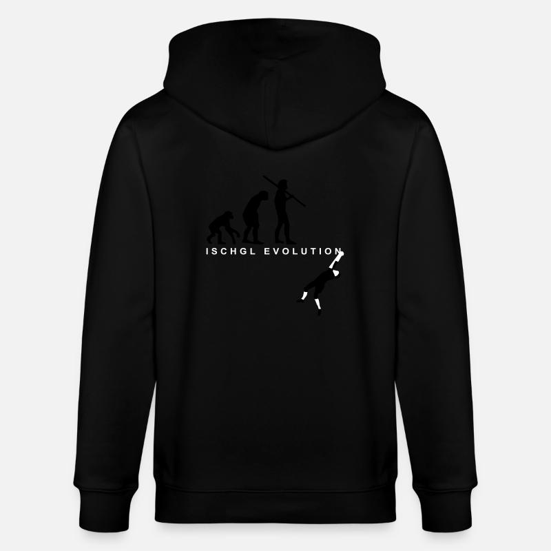 Evolution Bergsteiger - Stanley/Stella Unisex Bio-Kapuzenjacke CULTIVATOR  - Schwarz