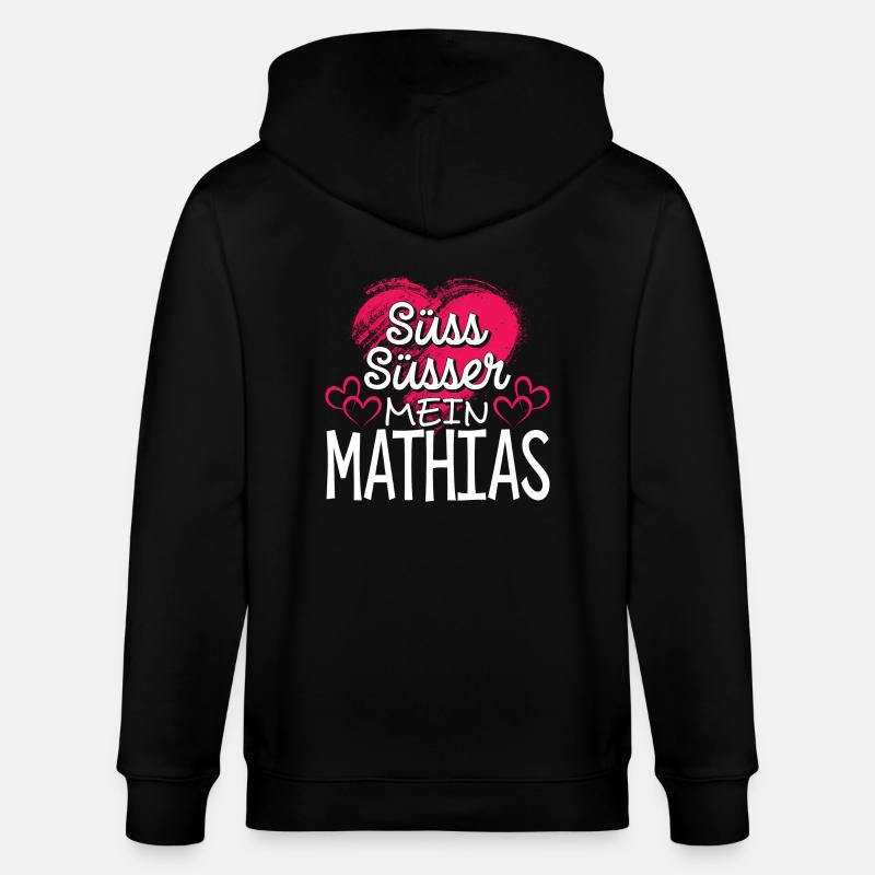 MATHIAS - süss - Stanley/Stella Unisex Bio-Kapuzenjacke CULTIVATOR - Schwarz