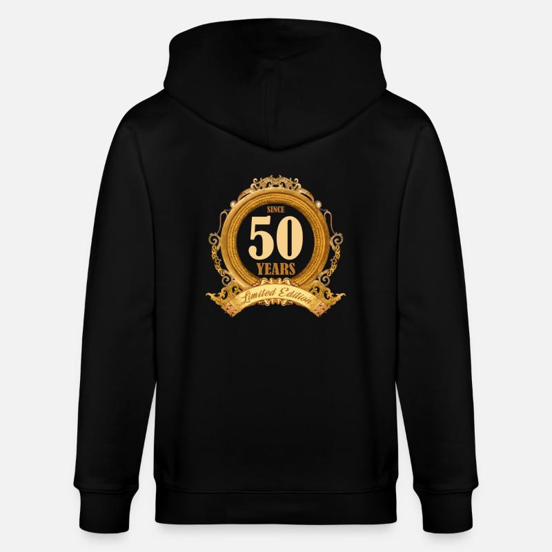 Edition limitée 50 ans - Veste à capuche bio CULTIVATOR Stanley/Stella Unisexe - noir