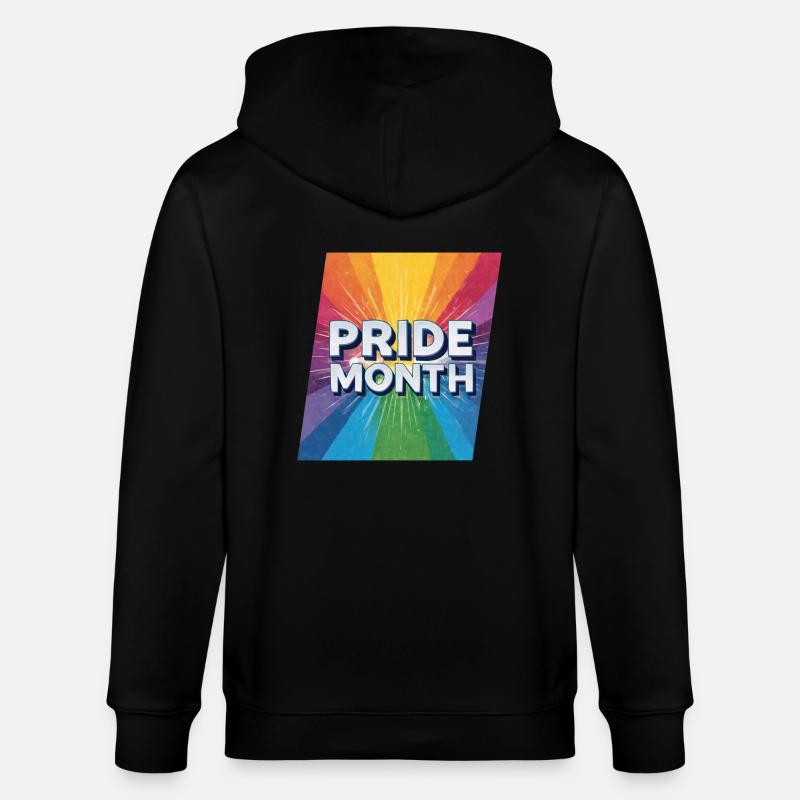 Mois de la fierté LGBTQ - Veste à capuche bio CULTIVATOR Stanley/Stella Unisexe - noir