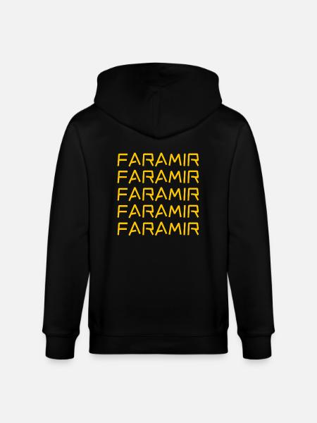 First name Faramir - Stanley/Stella CULTIVATOR  Unisex Organic Hooded Jacket - black