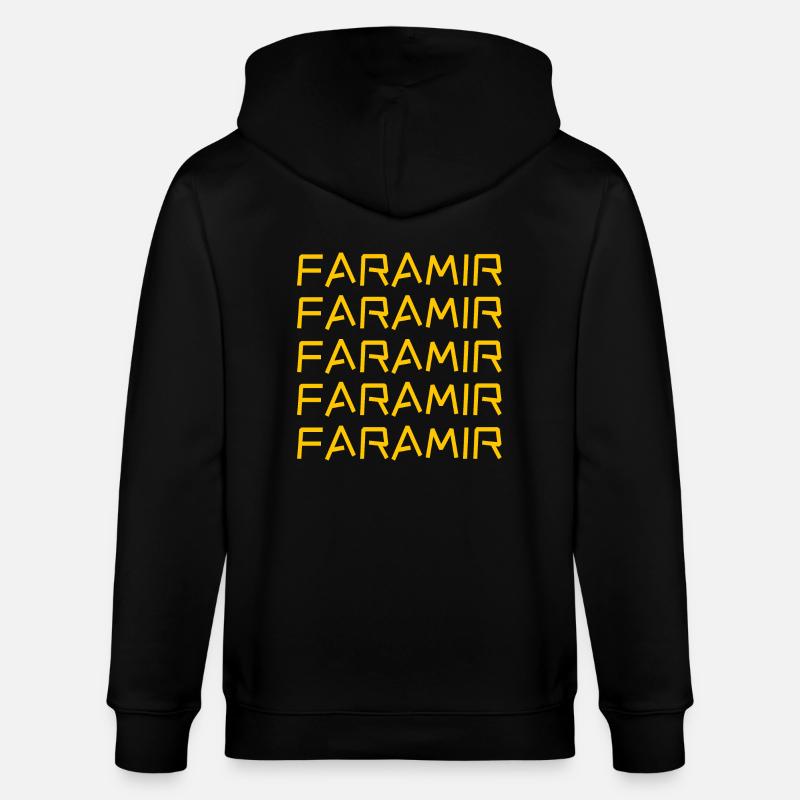 First name Faramir - Stanley/Stella CULTIVATOR  Unisex Organic Hooded Jacket - black