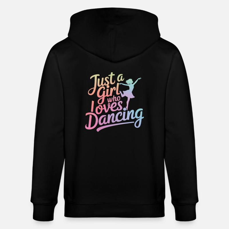 Dancing Dancers Dancing - Stanley/Stella CULTIVATOR  Unisex Organic Hooded Jacket - black