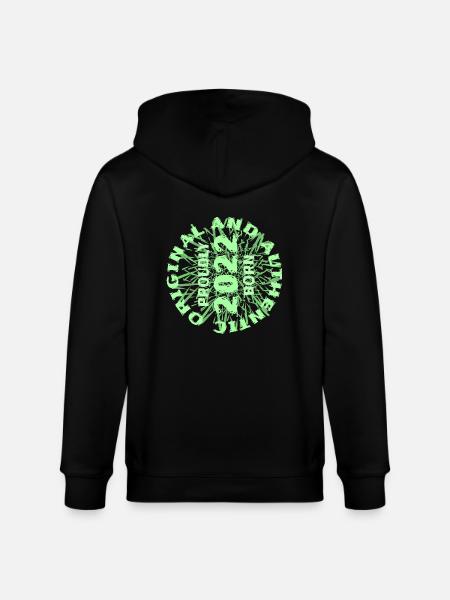 2022 - Veste à capuche bio CULTIVATOR Stanley/Stella Unisexe - noir