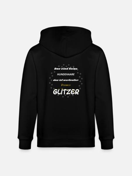 Podenco Glitzer J2N1D - Stanley/Stella Unisex Bio-Kapuzenjacke CULTIVATOR  - Schwarz