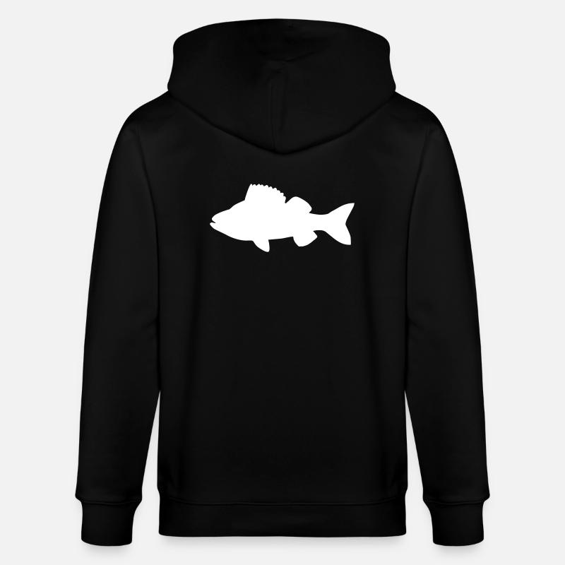 Fisch - Stanley/Stella Unisex Bio-Kapuzenjacke CULTIVATOR  - Schwarz