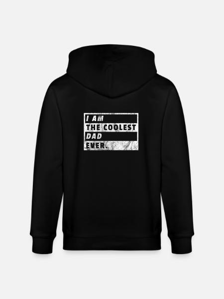 Gave Bedste far Far Fars Fars Daddy - Stanley/Stella økologisk unisex-hættejakke CULTIVATOR  - sort