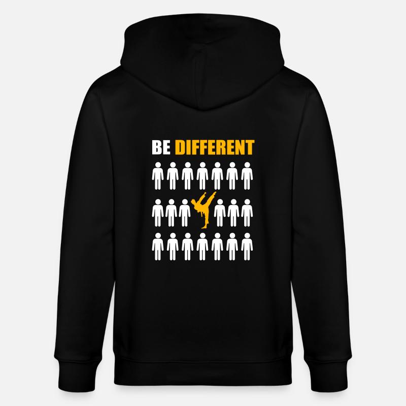 Karate sei anders - Stanley/Stella Unisex Bio-Kapuzenjacke CULTIVATOR  - Schwarz