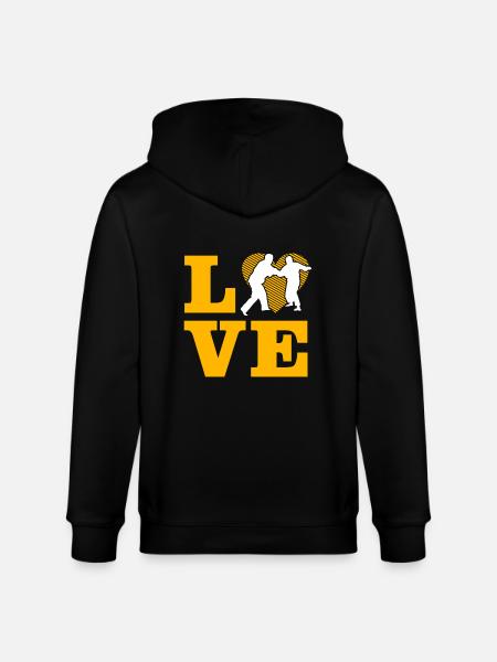 Love Judo - Stanley/Stella CULTIVATOR Unisex Organic Hooded Jacket - black