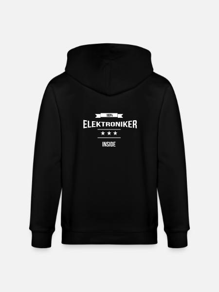 Elektroniker 100% - Stanley/Stella Unisex Bio-Kapuzenjacke CULTIVATOR - Schwarz