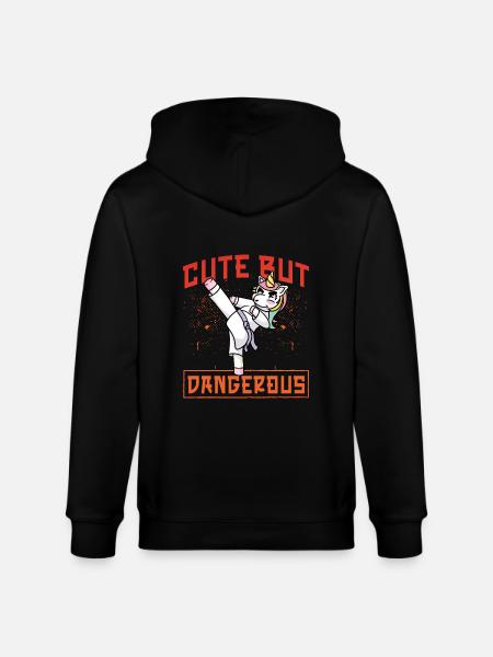 Karaté Licorne - Veste à capuche bio CULTIVATOR Stanley/Stella Unisexe - noir
