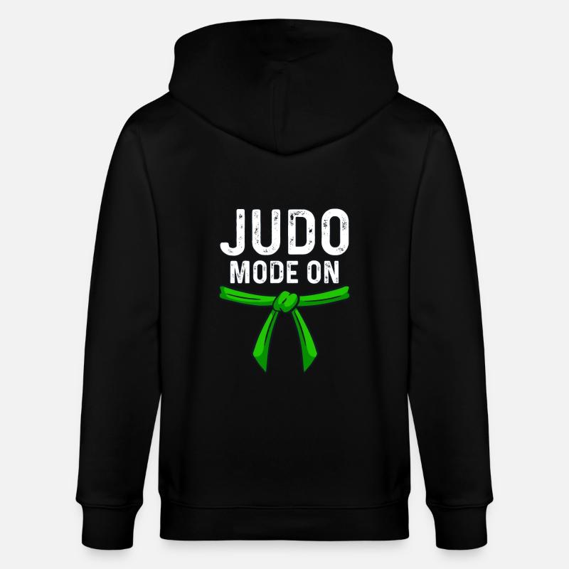 Mode Judo activé - Veste à capuche bio CULTIVATOR Stanley/Stella Unisexe - noir