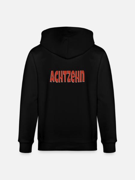 eighteen - Stanley/Stella CULTIVATOR  Unisex Organic Hooded Jacket - black