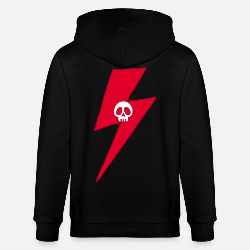 Red Skull Blitz - Stanley/Stella Unisex Bio-Kapuzenjacke CULTIVATOR  - Schwarz