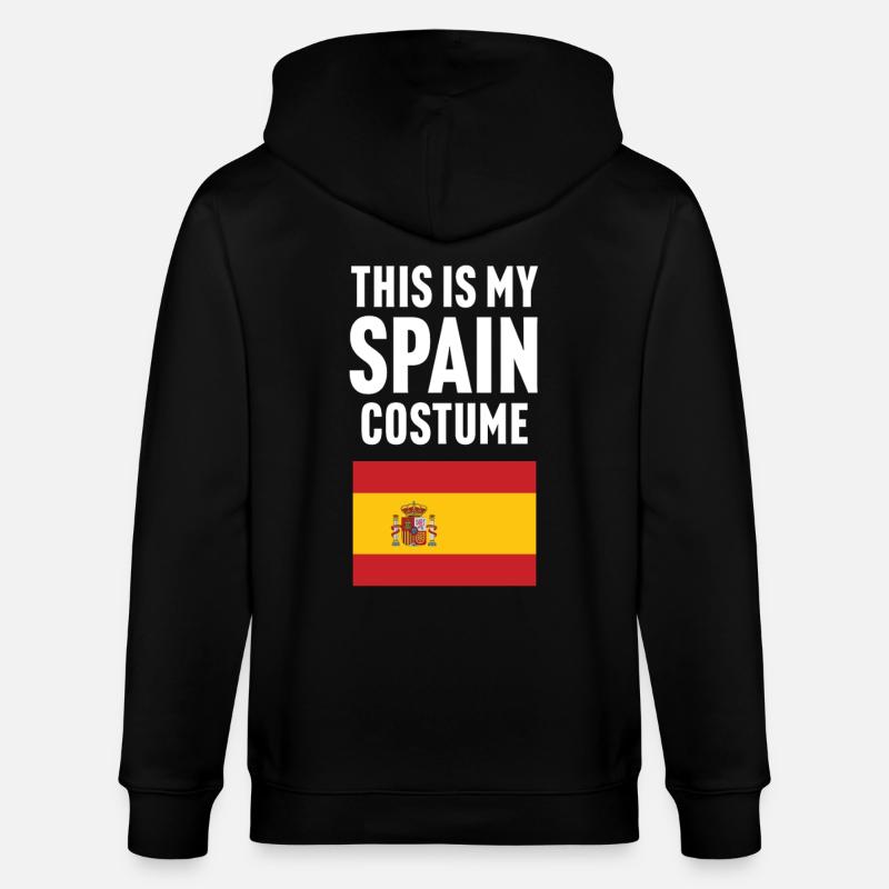 C’est mon costume d’Espagne - Veste à capuche bio CULTIVATOR Stanley/Stella Unisexe - noir