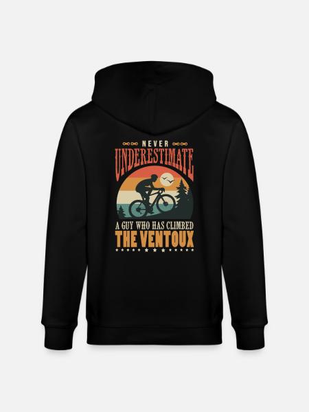 a guy who has climbed the Ventoux velo - Veste à capuche bio CULTIVATOR Stanley/Stella Unisexe - noir