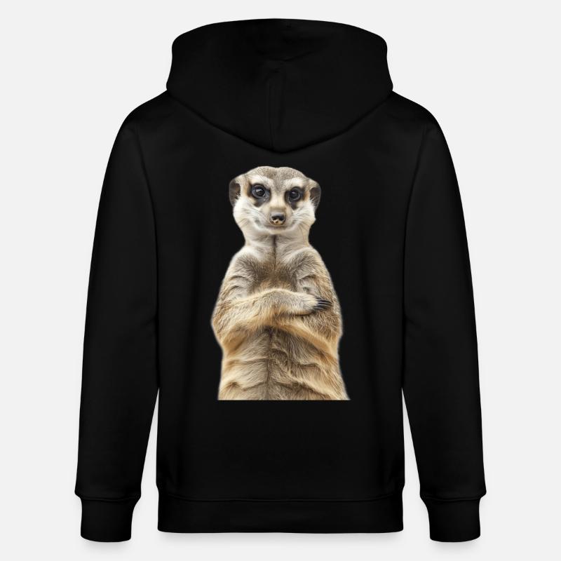 Suricate - Veste à capuche bio CULTIVATOR Stanley/Stella Unisexe - noir