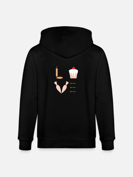 to bake - Stanley/Stella CULTIVATOR  Unisex Organic Hooded Jacket - black