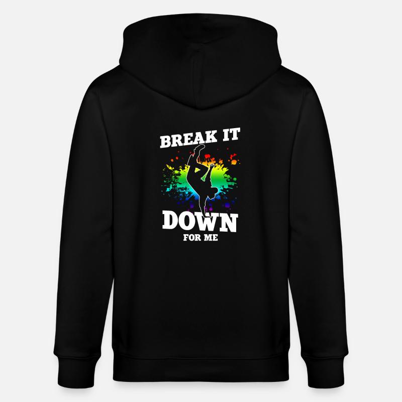 Breakdance - Veste à capuche bio CULTIVATOR Stanley/Stella Unisexe - noir