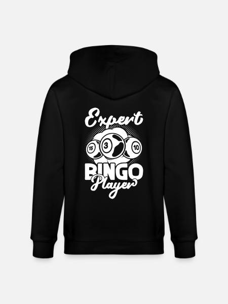 Bingo Player Expert Player Bingo - Stanley/Stella CULTIVATOR  Unisex Organic Hooded Jacket - black