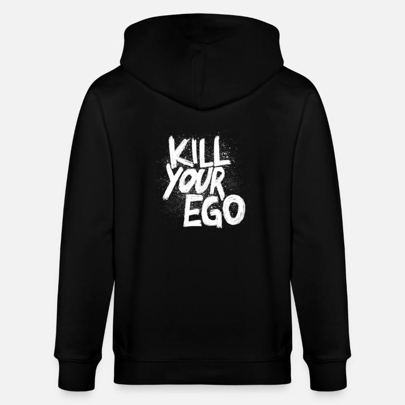 Kill Your Ego - Stanley/Stella Unisex Bio-Kapuzenjacke CULTIVATOR - Schwarz