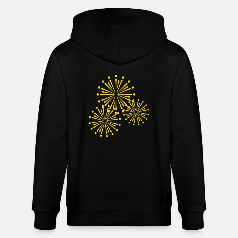 Firework Design - Veste à capuche bio CULTIVATOR Stanley/Stella Unisexe - noir