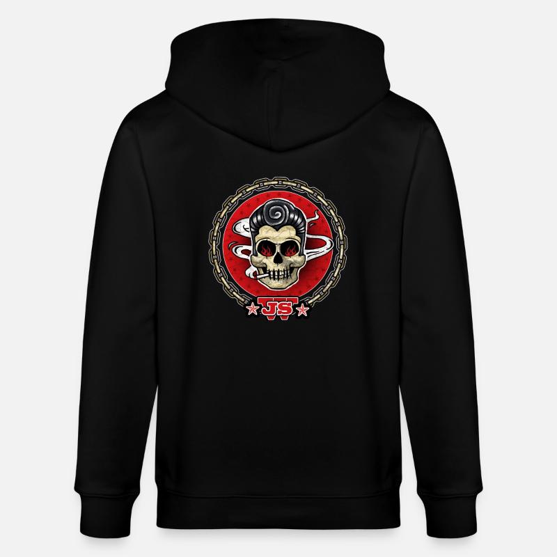 Johnny Boy - Stanley/Stella Unisex Bio-Kapuzenjacke CULTIVATOR  - Schwarz