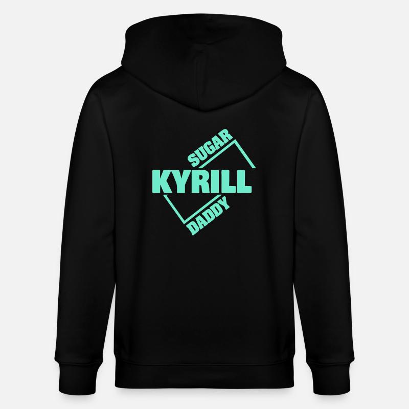 Kyrill en sugar daddy - Veste à capuche bio CULTIVATOR Stanley/Stella Unisexe - noir