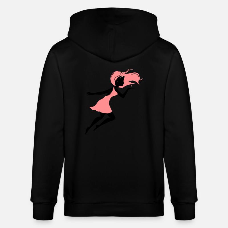 girly de - Veste à capuche bio CULTIVATOR Stanley/Stella Unisexe - noir