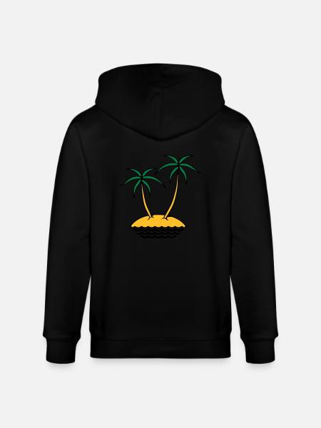 insel - Stanley/Stella Unisex Bio-Kapuzenjacke CULTIVATOR - Schwarz
