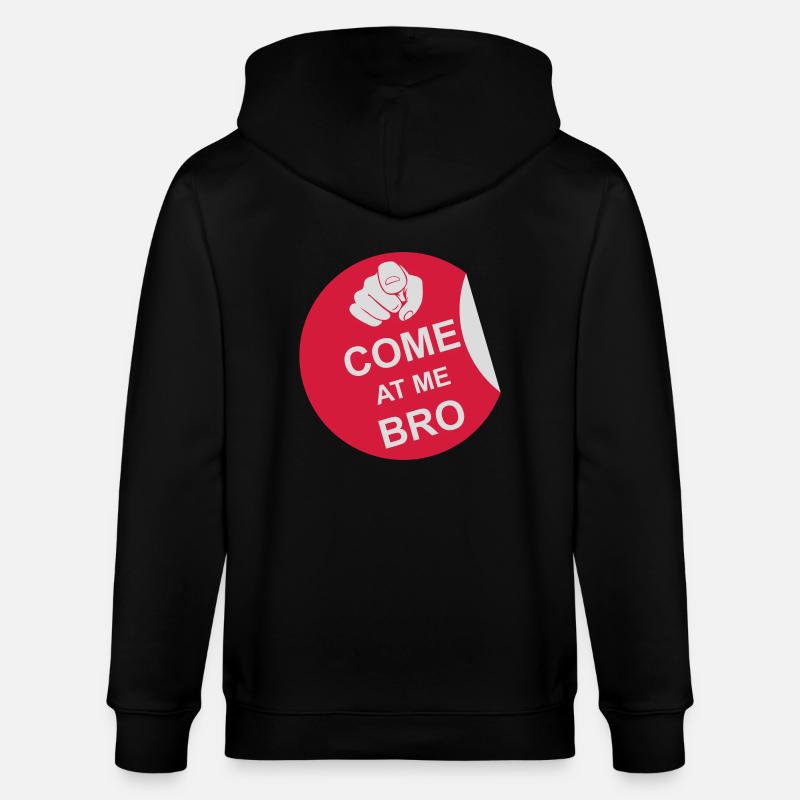 Viens à moi bro - Veste à capuche bio CULTIVATOR Stanley/Stella Unisexe - noir