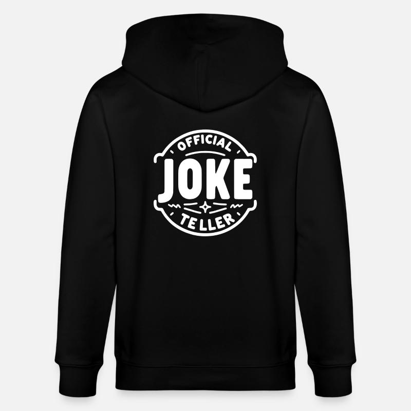 Narration officielle de blagues - Veste à capuche bio CULTIVATOR Stanley/Stella Unisexe - noir