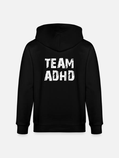 ADHD - Stanley/Stella CULTIVATOR  Unisex Organic Hooded Jacket - black
