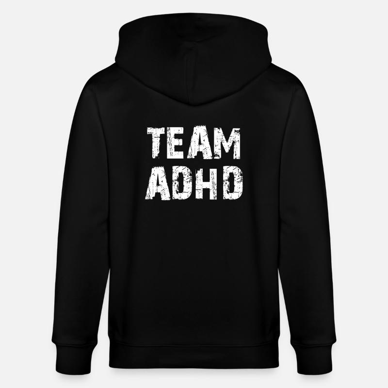 TDAH - Veste à capuche bio CULTIVATOR Stanley/Stella Unisexe - noir