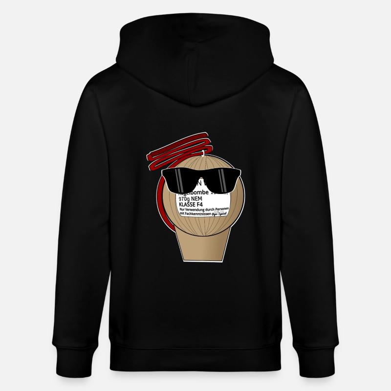 Pyro Sonnenbrille - Stanley/Stella Unisex Bio-Kapuzenjacke CULTIVATOR  - Schwarz