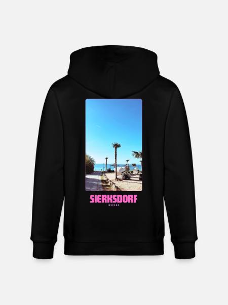 SIERKSDORF _ Strand - Stanley/Stella Unisex Bio-Kapuzenjacke CULTIVATOR  - Schwarz