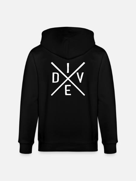 dive - Stanley/Stella CULTIVATOR  Unisex Organic Hooded Jacket - black