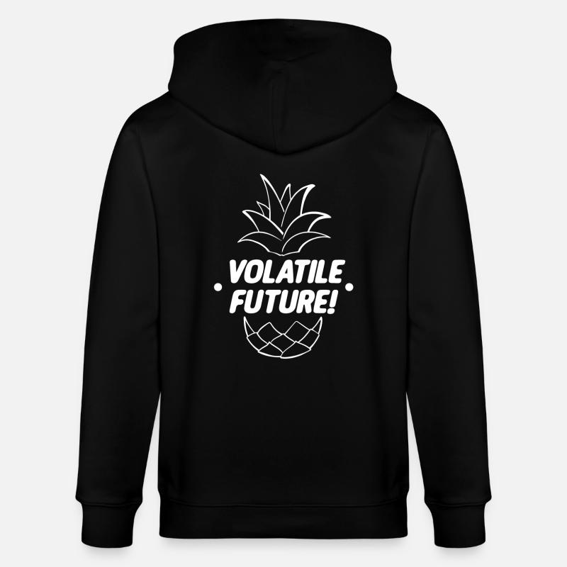 VOLATILE FUTURE! White - Veste à capuche bio CULTIVATOR Stanley/Stella Unisexe - noir