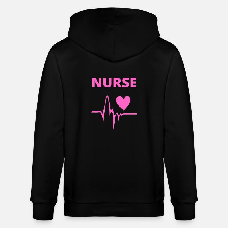 KRANKENSCHWESTER - Stanley/Stella Unisex Bio-Kapuzenjacke CULTIVATOR  - Schwarz