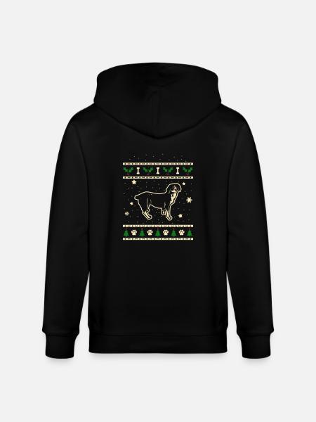 Entlebucher Weihnachtsgeschenk - Stanley/Stella Unisex Bio-Kapuzenjacke CULTIVATOR - Schwarz