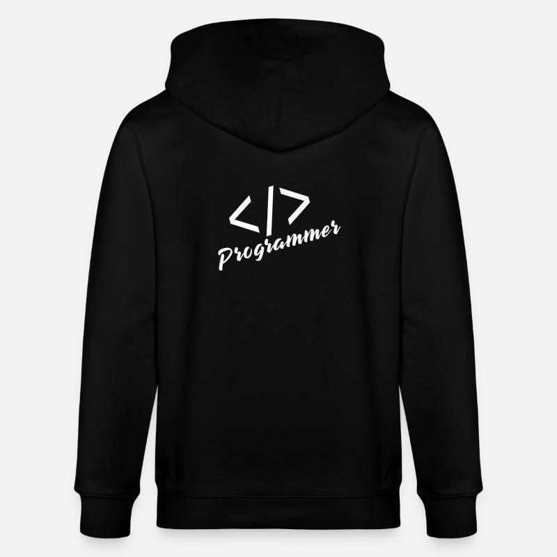 Programmierer - Stanley/Stella Unisex Bio-Kapuzenjacke CULTIVATOR  - Schwarz