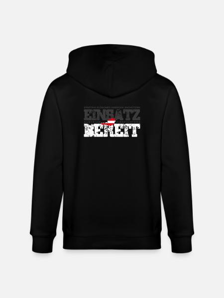 Austrian Firefighters Edition 2017 - Stanley/Stella Unisex Bio-Kapuzenjacke CULTIVATOR - Schwarz