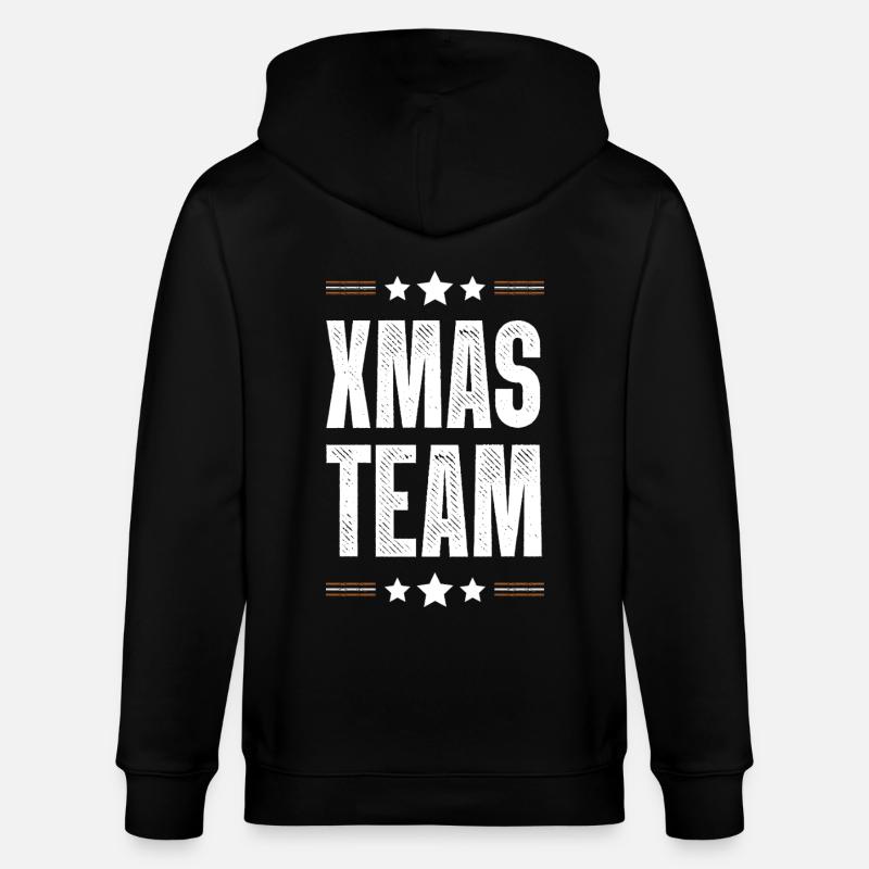 L’équipe de Noël - Veste à capuche bio CULTIVATOR Stanley/Stella Unisexe - noir