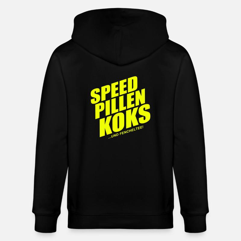speed_pillen_koks - Veste à capuche bio CULTIVATOR Stanley/Stella Unisexe - noir