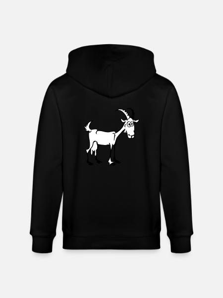 Chèvre - Veste à capuche bio CULTIVATOR Stanley/Stella Unisexe - noir