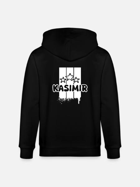 Kasimir Kasimir - Stanley/Stella CULTIVATOR  Unisex Organic Hooded Jacket - black