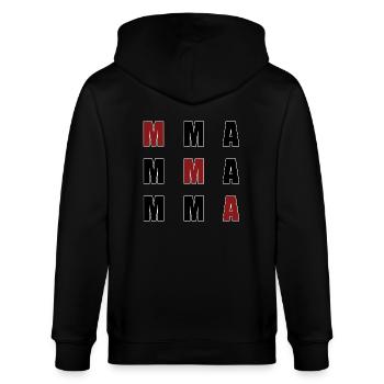 Cooles MMA Kampfsport Muster Geschenk - Stanley/Stella Unisex Bio-Kapuzenjacke CULTIVATOR  - Schwarz - Hinten - Anna (173cm)