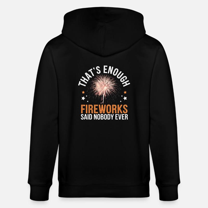 Pyrotechnics Fireworks Pyrotechnics - Stanley/Stella CULTIVATOR Unisex Organic Hooded Jacket - black