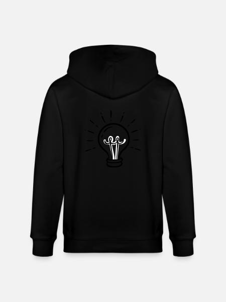 I got a new idea! - Stanley/Stella CULTIVATOR Unisex Organic Hooded Jacket - black